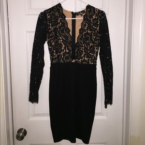 Lulu’s Long Sleeve Lace Dress